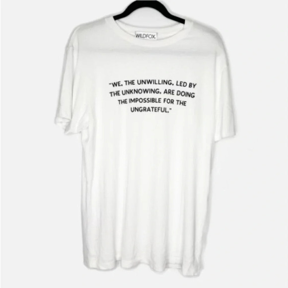 Wildfox Tops - Wildfox White Tee Size M